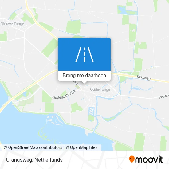 Uranusweg kaart