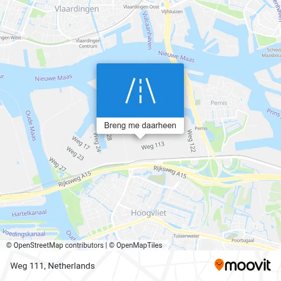 Weg 111 kaart