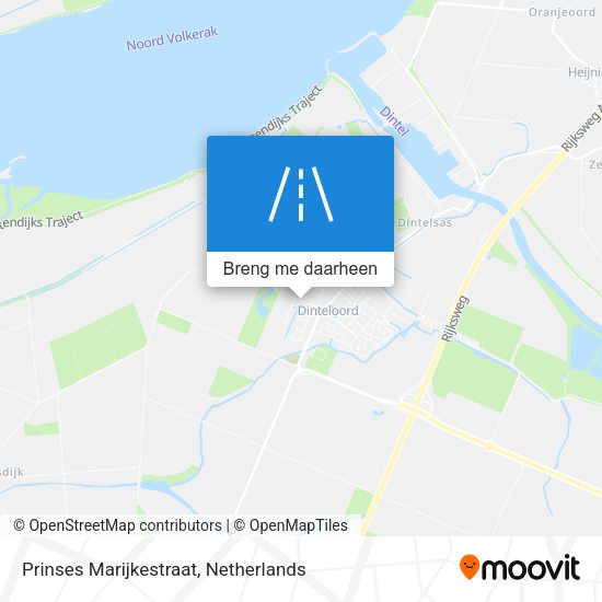 Prinses Marijkestraat kaart