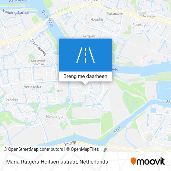 Maria Rutgers-Hoitsemastraat kaart