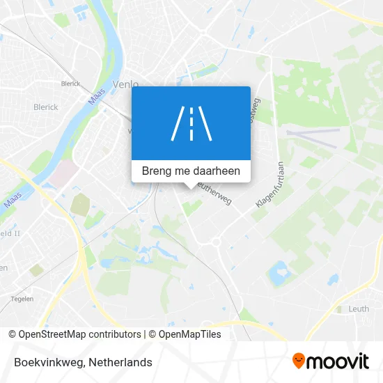 Boekvinkweg kaart