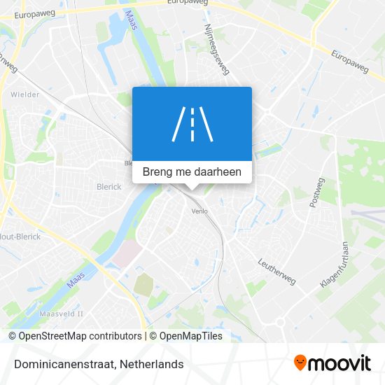Dominicanenstraat kaart