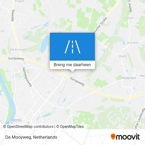 De Mooyweg kaart