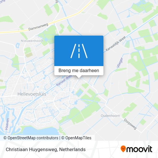 Christiaan Huygensweg kaart