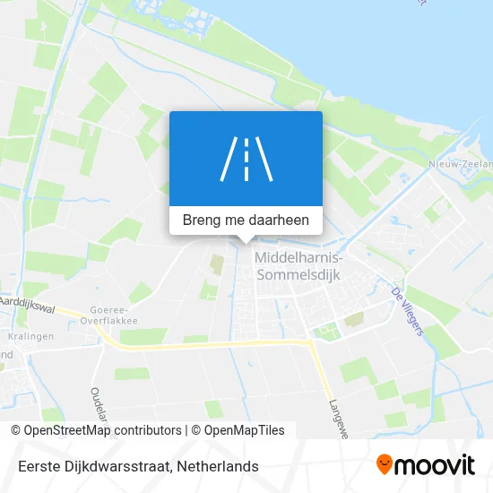 Eerste Dijkdwarsstraat kaart