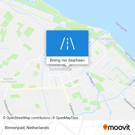 Binnenpad kaart