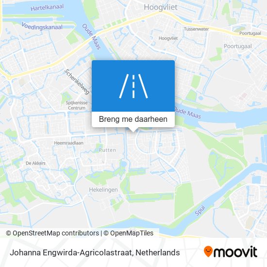 Johanna Engwirda-Agricolastraat kaart