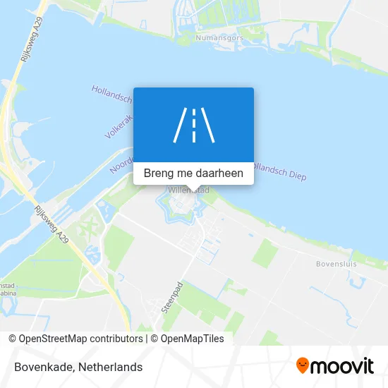 Bovenkade kaart