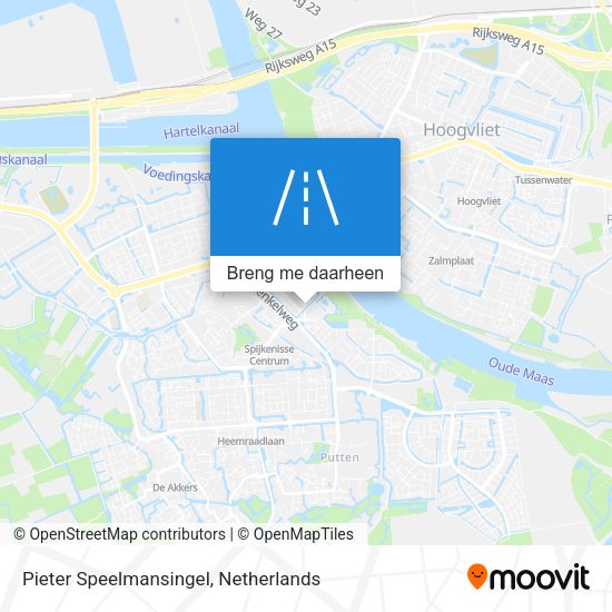 Pieter Speelmansingel kaart