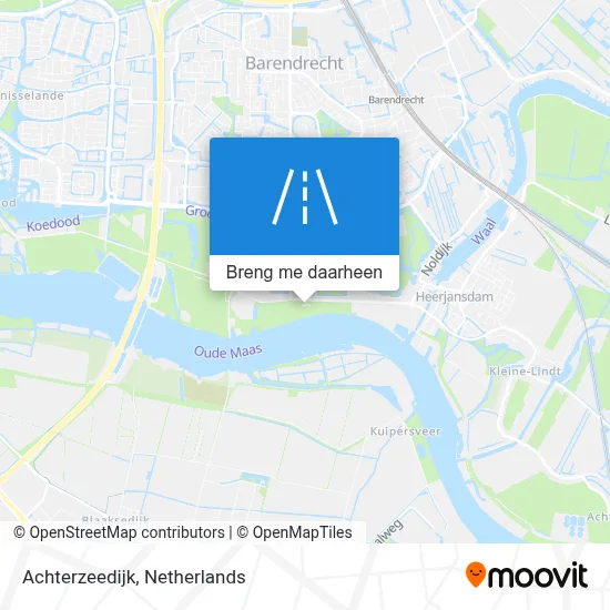 Achterzeedijk kaart