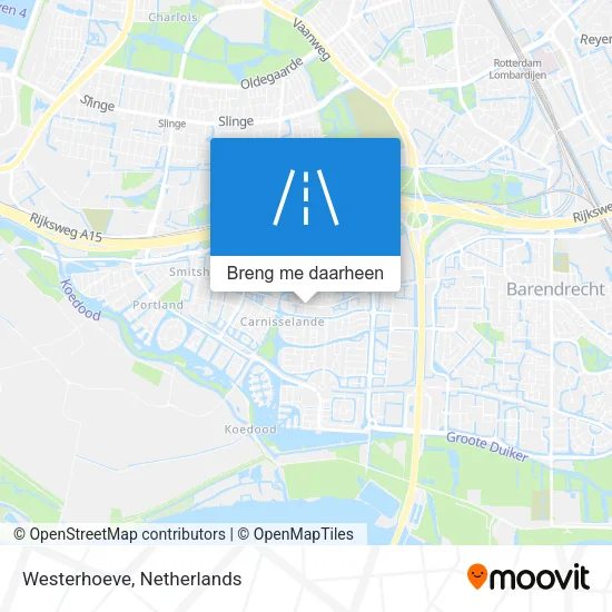 Westerhoeve kaart