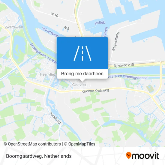 Boomgaardweg kaart