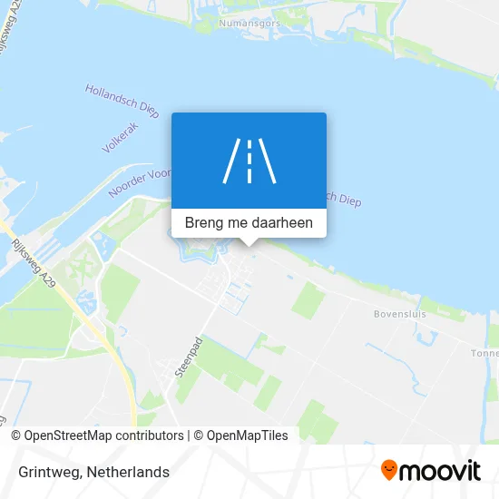 Grintweg kaart