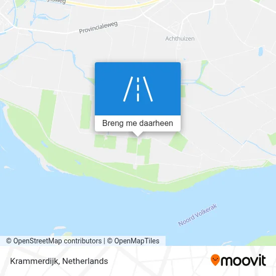 Krammerdijk kaart