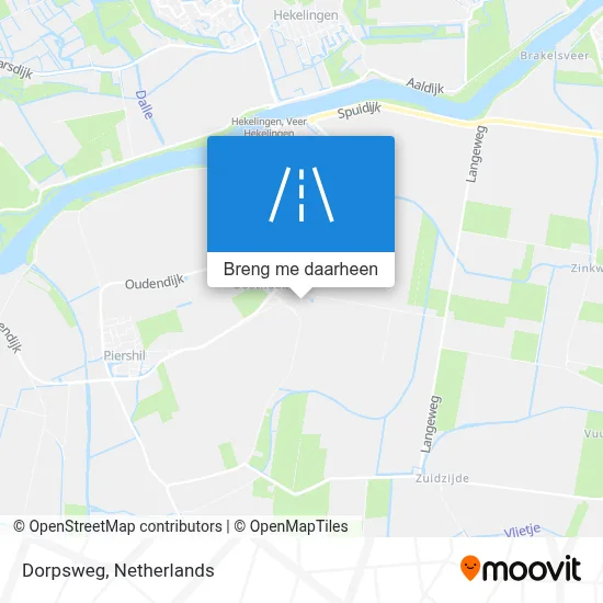 Dorpsweg kaart