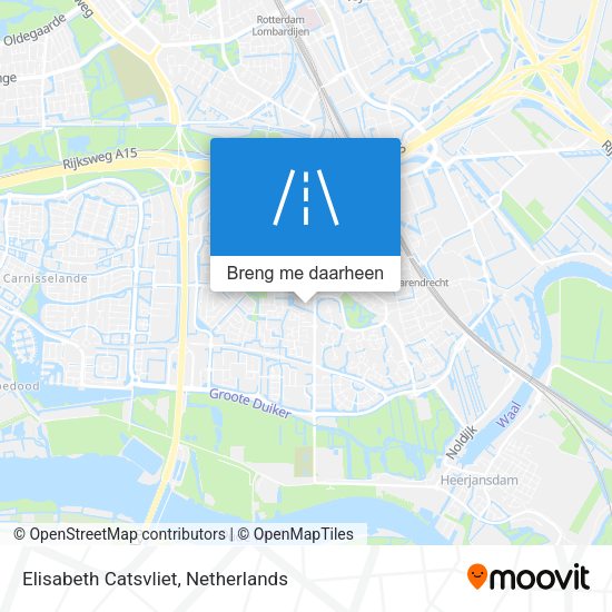 Elisabeth Catsvliet kaart
