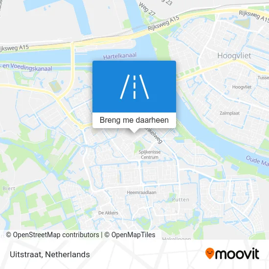 Uitstraat kaart