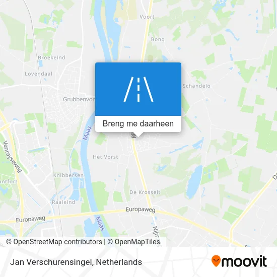 Jan Verschurensingel kaart