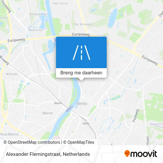 Alexander Flemingstraat kaart