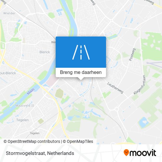 Stormvogelstraat kaart
