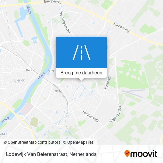 Lodewijk Van Beierenstraat kaart