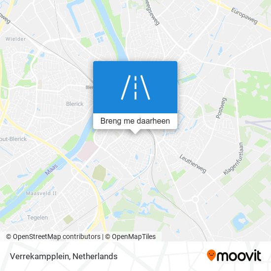 Verrekampplein kaart