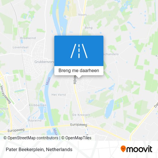 Pater Beekerplein kaart