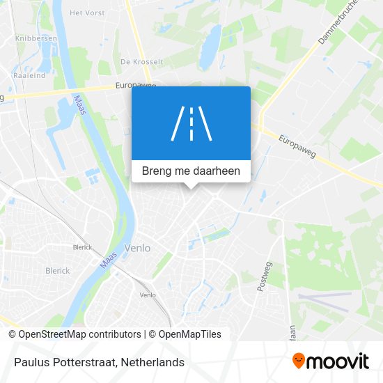 Paulus Potterstraat kaart