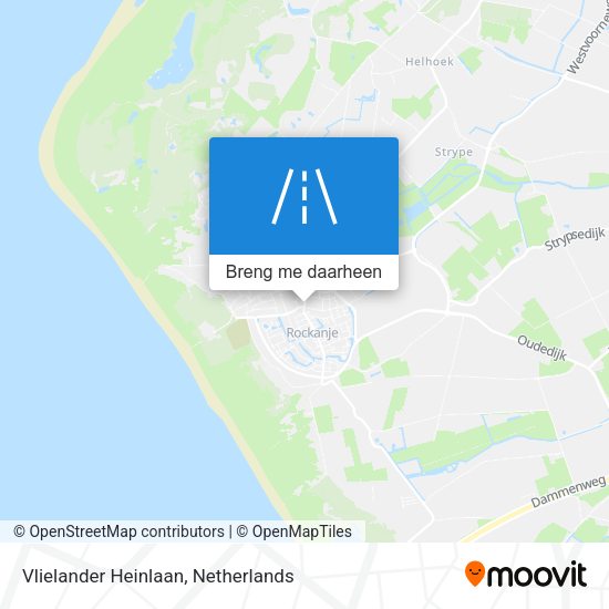 Vlielander Heinlaan kaart
