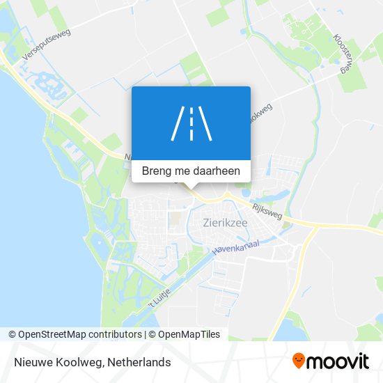 Nieuwe Koolweg kaart