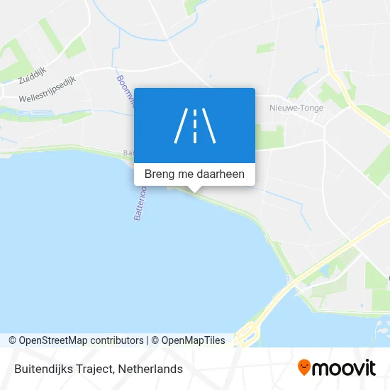 Buitendijks Traject kaart
