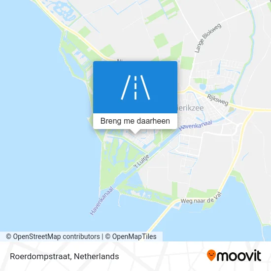 Roerdompstraat kaart