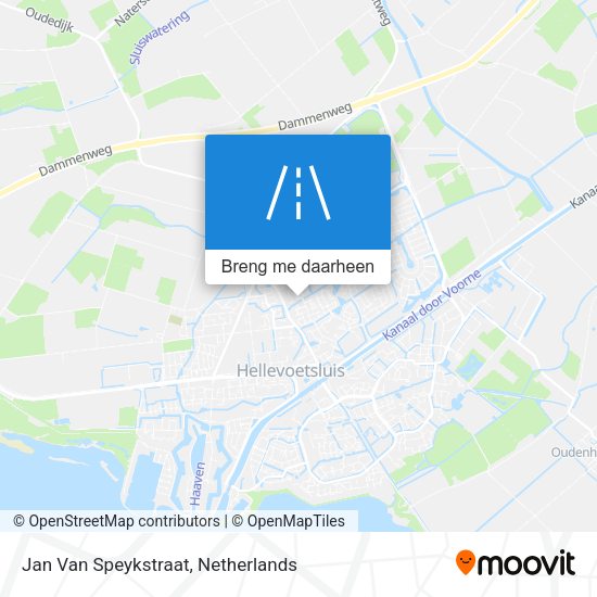 Jan Van Speykstraat kaart