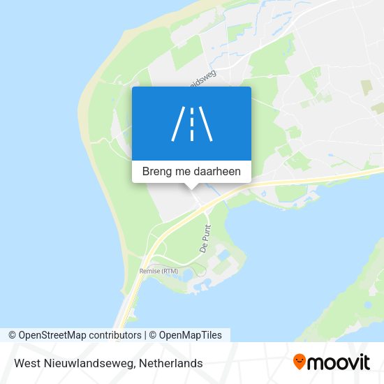 West Nieuwlandseweg kaart