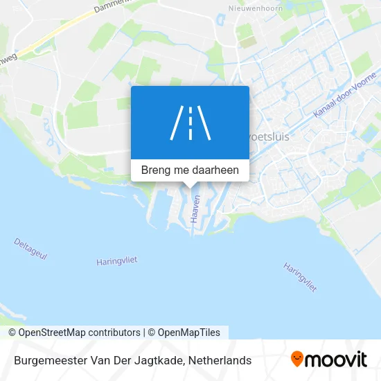 Burgemeester Van Der Jagtkade kaart