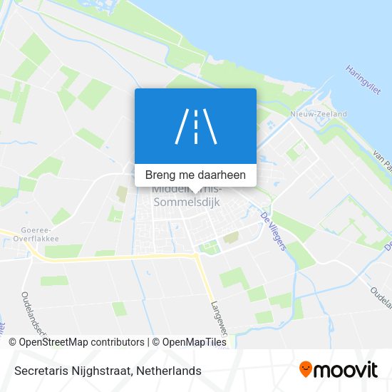 Secretaris Nijghstraat kaart