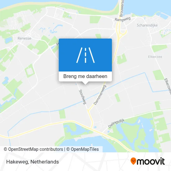 Hakeweg kaart
