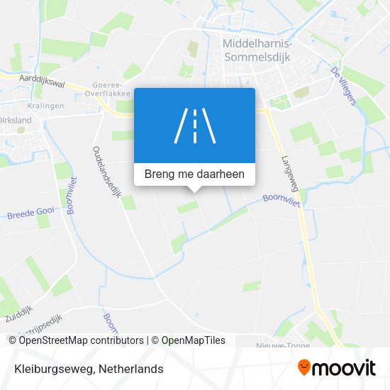 Kleiburgseweg kaart