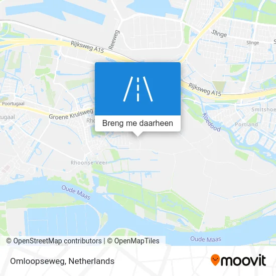 Omloopseweg kaart