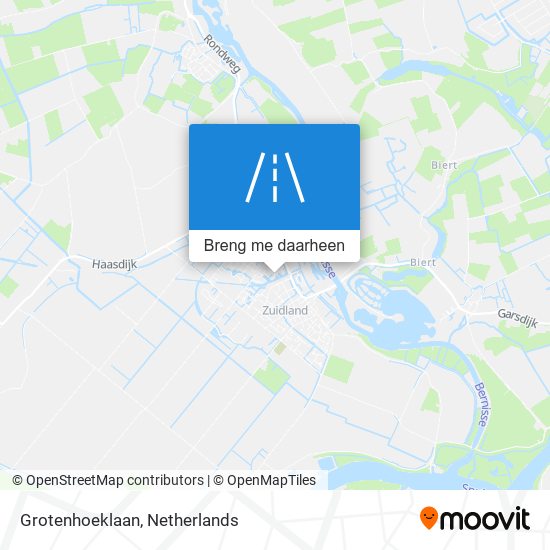Grotenhoeklaan kaart
