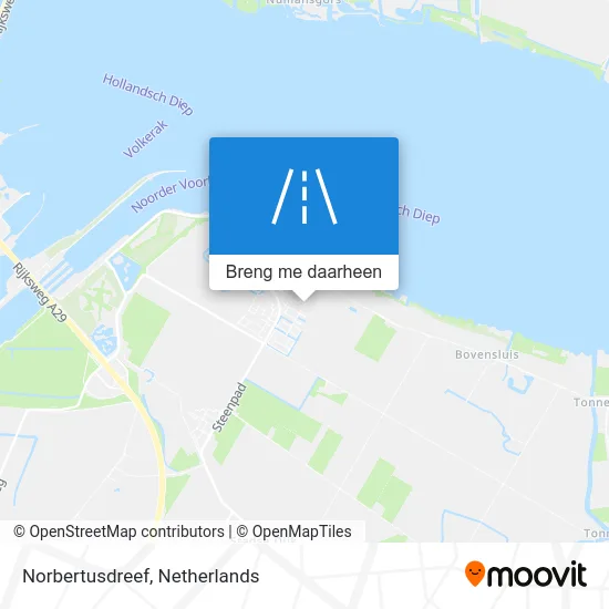 Norbertusdreef kaart