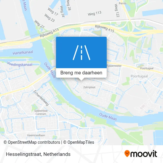 Hesselingstraat kaart