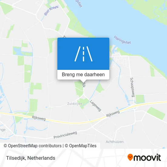 Tilsedijk kaart