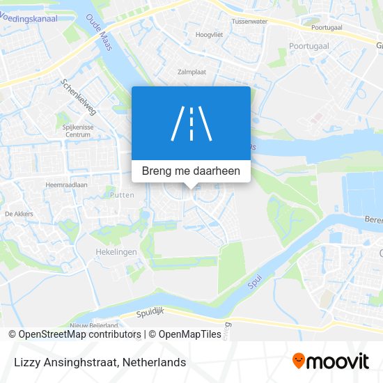 Lizzy Ansinghstraat kaart