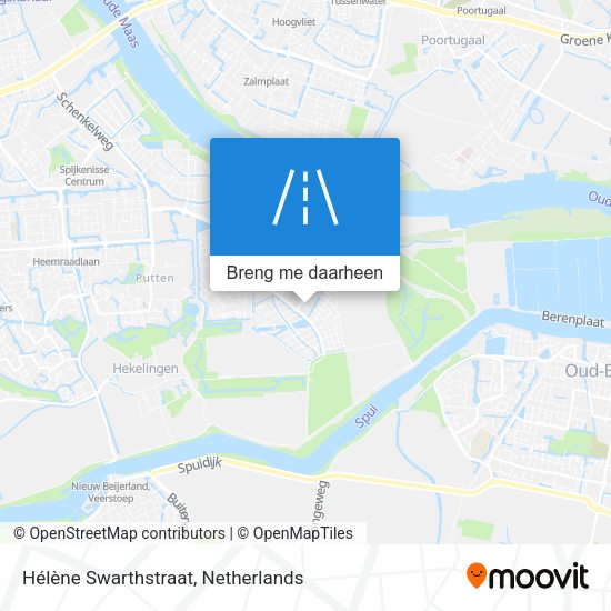 Hélène Swarthstraat kaart