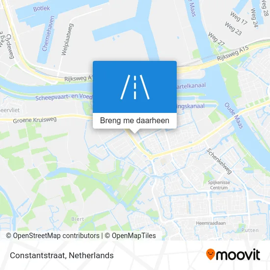 Constantstraat kaart