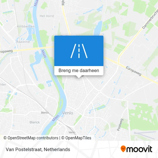 Van Postelstraat kaart