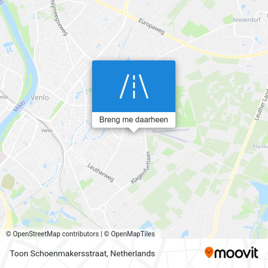 Toon Schoenmakersstraat kaart