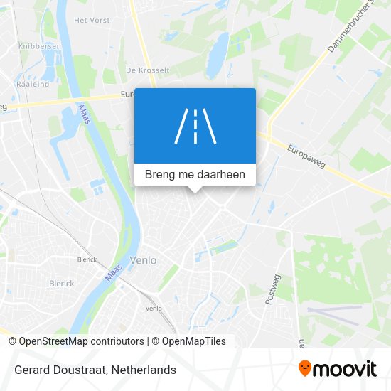 Gerard Doustraat kaart