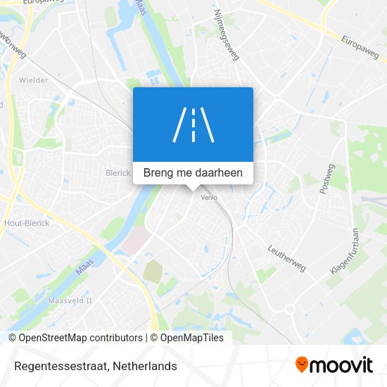 Regentessestraat kaart